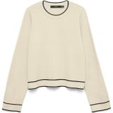 VERO MODA Trui 'VMGold'  chamois / zwart