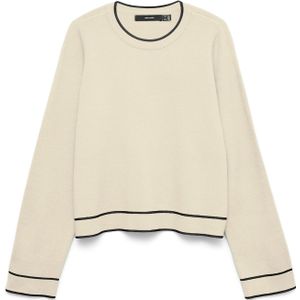 VERO MODA Trui 'VMGold'  chamois / zwart
