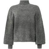 YAS Trui 'YASLISTRA'  donkergrijs