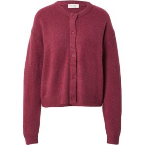 American Vintage - DAMSVILLE - Gebreid Vest - Bordeaux