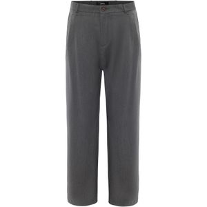Antioch Bandplooibroek  grijs gemêleerd