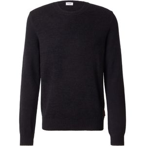 Joop Jeans - Belao - Gebreide Trui - Zwart - Ronde Hals