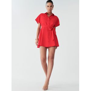 BWLDR Blousejurk 'Lori'  rood