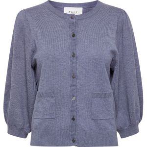 PULZ Jeans Gebreid vest 'Sara'  marine