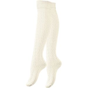 Vincent Creation Overknee kousen  wolwit