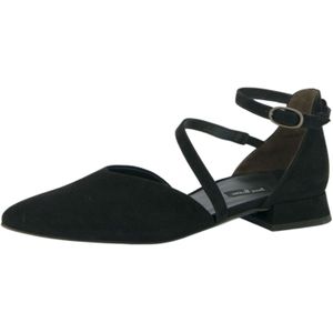 Paul Green Ballerina met riempjes  zwart