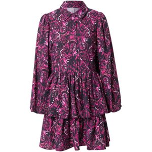 YAS Blousejurk 'YASISA'  pink / rosa / zwart