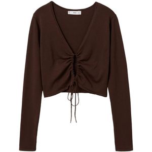 MANGO Shirt 'Furio'  chocoladebruin