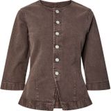 Pcselma - Spijkerblouse - Denim - Slim Fit - 3/4-mouwen