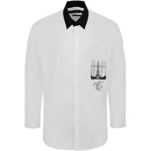 Karl Lagerfeld Overhemd  zwart / wit