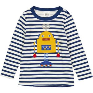 Fred's World by GREEN COTTON Shirt  navy / geel / rood / wit