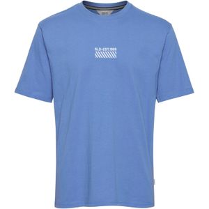 !Solid Shirt 'RUI'  lichtblauw / wit