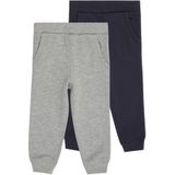 MINYMO Broek  donkerblauw / grijs