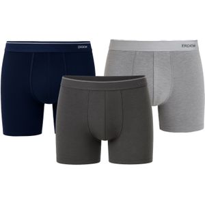 Erdem Boxershorts  marine / grijs / riet