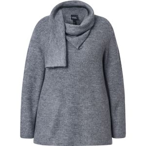 Ulla Popken Trui  grijs gemêleerd