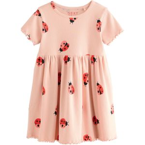 Next Jurk  rosa / rood / zwart