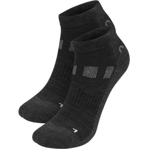 normani Sokken 'Timaru'  donkergrijs / zwart / wit