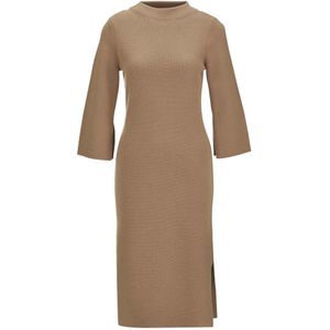 MADELEINE Gebreide jurk  karamel