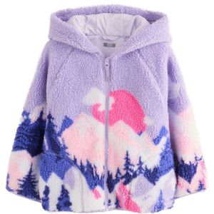 Next Fleece jas  violetblauw / lichtlila / rosa / lichtroze / wit