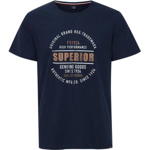 FQ1924 Shirt 'RIKO'  beige / navy / wit