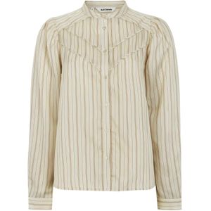 Soft Rebels Blouse 'SRCharlotte'  beige / bruin