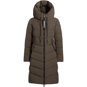 khujo Wintermantel 'Mikia2-YM'  olijfgroen
