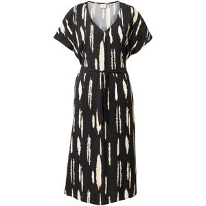 Peppercorn Jurk  sand / zwart / wit