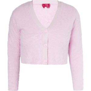 swirly Gebreid vest  rosa