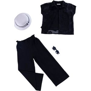 For You Moda Set  zwart / zwart gemêleerd / wit