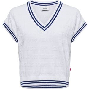 JOOP! Trui 'Kadia'  donkerblauw / wit