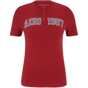 AÉROPOSTALE Shirt  navy / bourgogne / wit