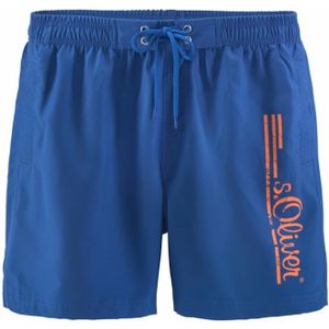 Look - Unikleur - Zwembroek - Royalblauw - Elastisch Band