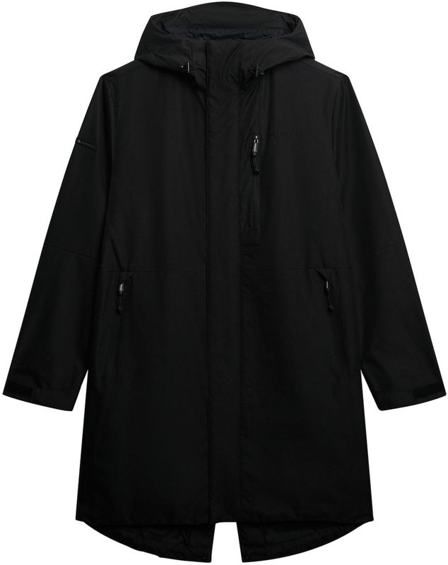Superdry Tussenparka  zwart
