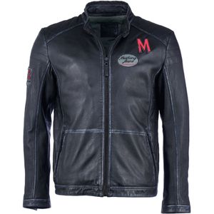 MUSTANG Tussenjas  grijs / rood / zwart