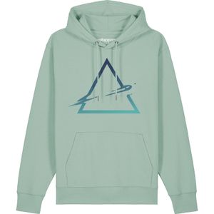 Watapparel Sweatshirt 'Triangle'  mintgroen