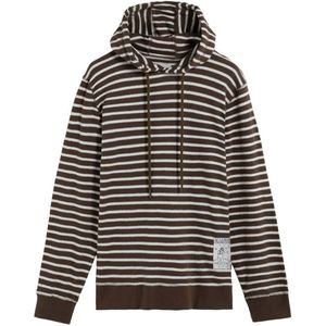 Scalpers Sweatshirt  bruin / wit