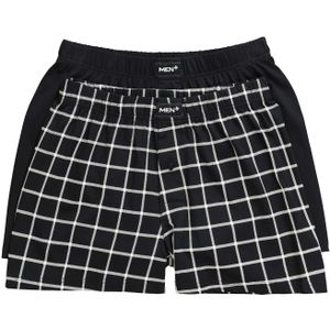 Men Plus Boxershorts  zwart / wit