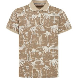 BLEND Shirt 'Polo'  beige / wit