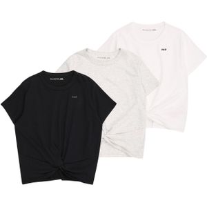 Abercrombie & Fitch Shirt  zwart / wit / wit gemêleerd