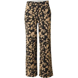 ICHI Broek 'IHKATE'  lichtbruin / zwart