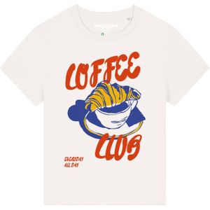 Watapparel Shirt 'Coffee Club'  blauw / oranje / rood / wit
