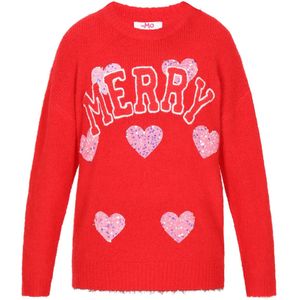 MYMO Trui  oudroze / rood