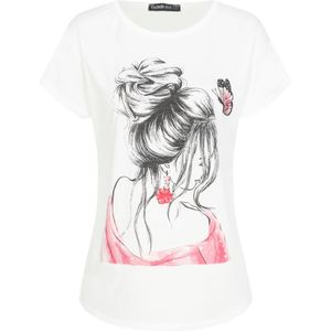 Cloud5ive Shirt  lichtroze / rood / zwart / wit