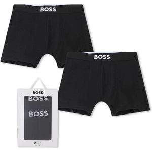 BOSS - Onderbroek - Zwart/Wit - 2 Pack - Jersey - Logoprint