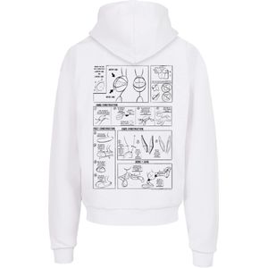 F4NT4STIC Sweatshirt 'Looney Tunes Bugs Bunny Construction'  zwart / wit