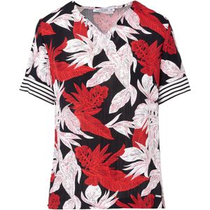 Quiosque Blouse  rood / zwart / wit