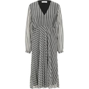 Guido Maria Kretschmer Women Jurk 'Tenea'  zwart / offwhite