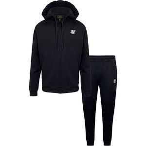 SikSilk Joggingpak  zwart / wit