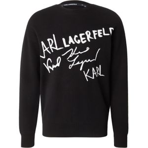 Karl Lagerfeld Trui  zwart / wit