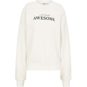Only Tall Sweatshirt 'ONLJENNA'  zwart / wit